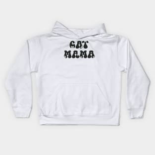 Cat Mama Large Kids Hoodie